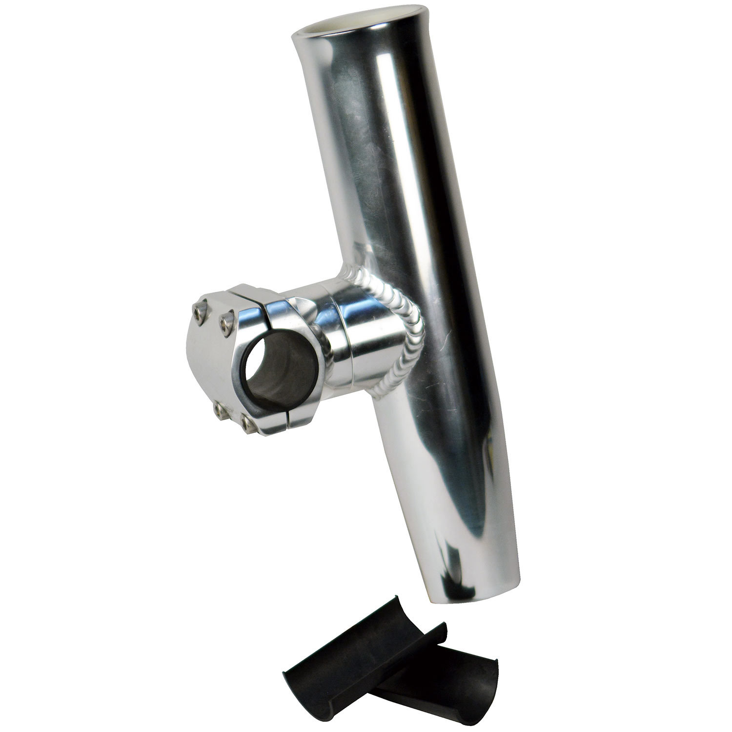 C E SMITH Aluminum Adjustable Rod Holder, Fits 7/8, 1, or 1-1/16  Measured Outside Diameter