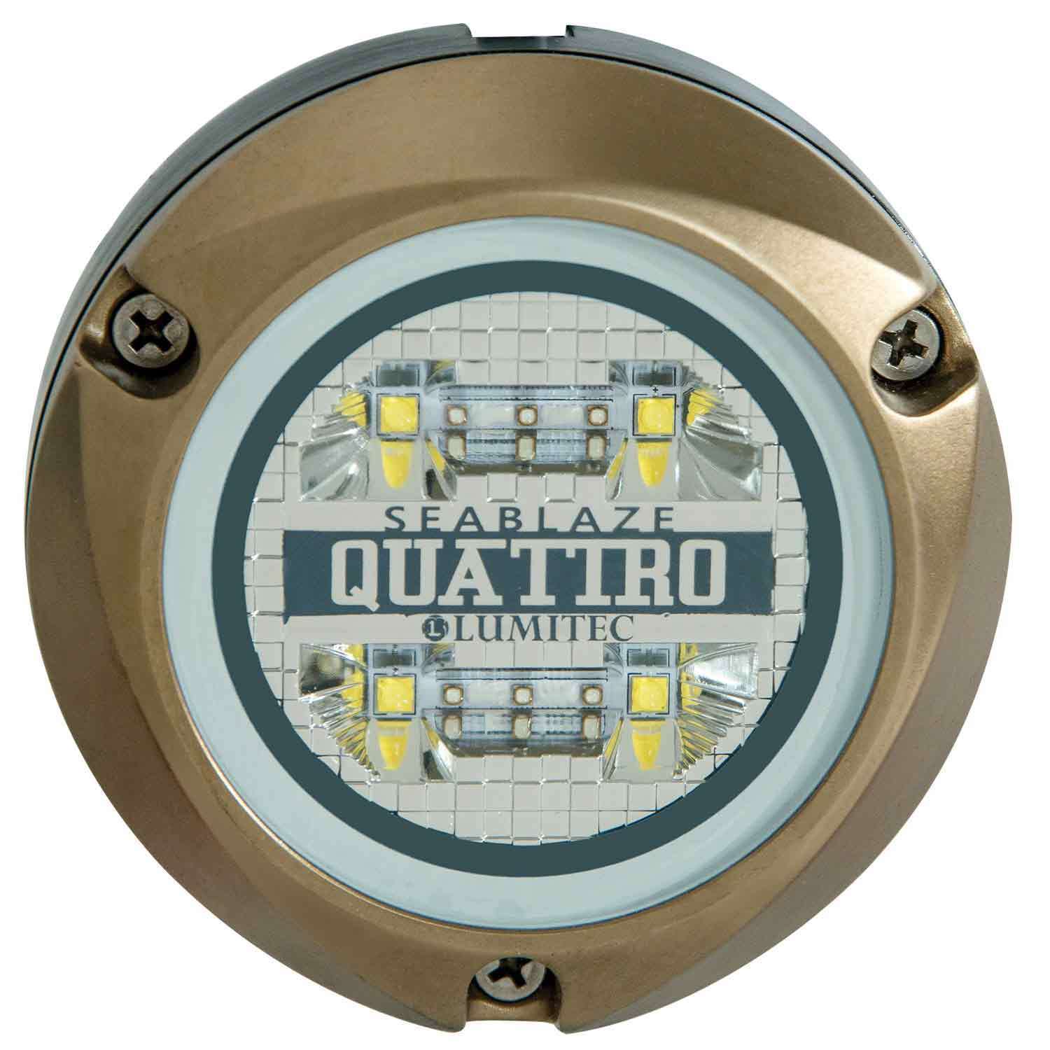 Zambezi Quattro Surface Mount Underwater Light, Spectrum Full Color