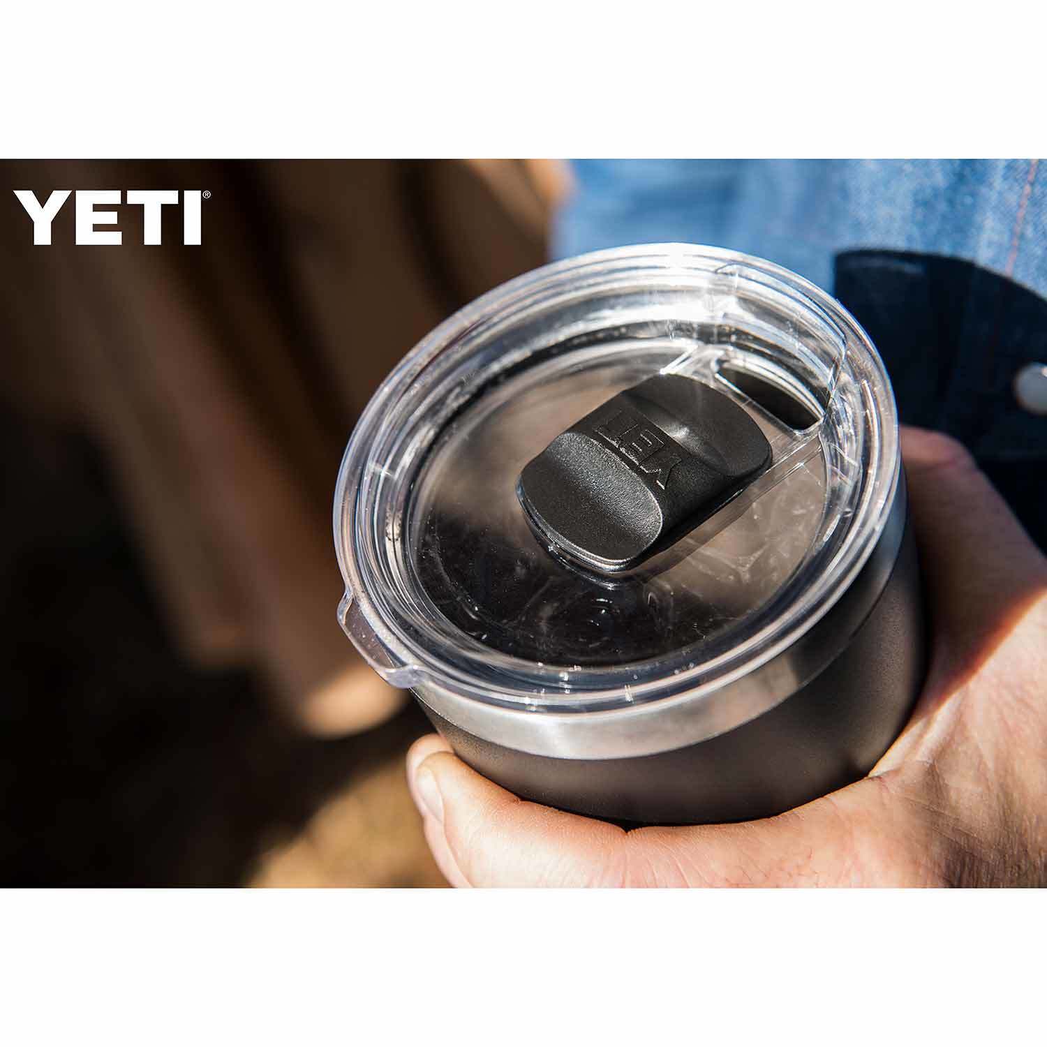 Yeti Rambler 30oz Travel Mug w/MagSlider Lid & with Welded Handle - Charcoal