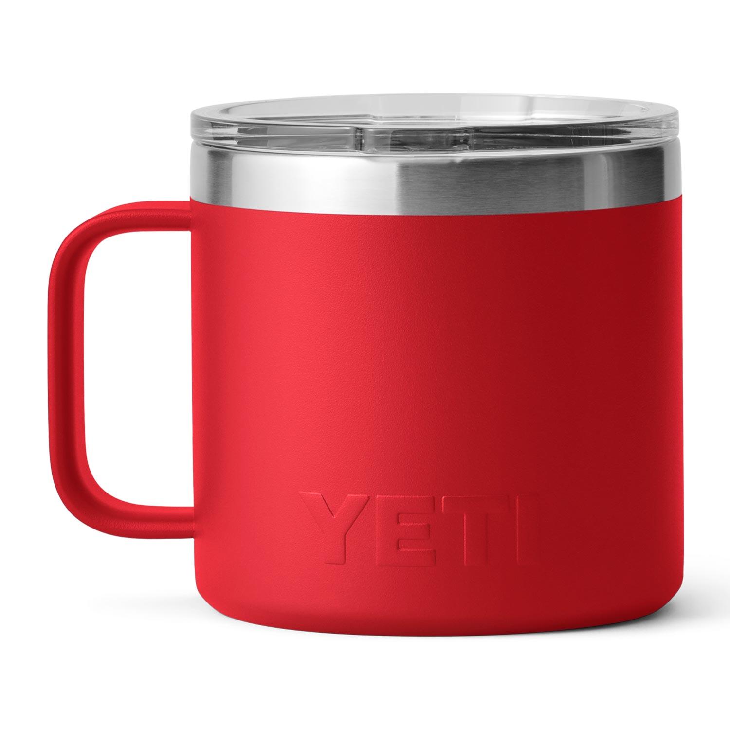 YETI Rambler 14 oz Rescue Red BPA Free Mug with MagSlider Lid