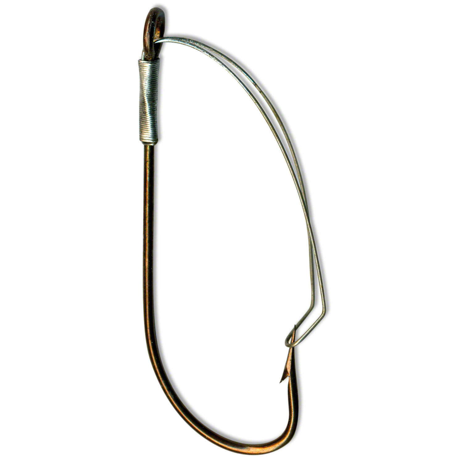 MUSTAD HOOKS Classic Worm Hooks, Bronze, Weedless/Sproat Bend, 3-Packs
