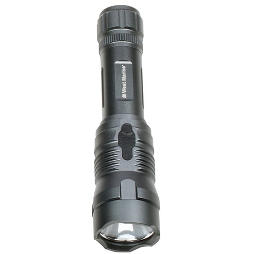 Tactical LED 350-Lumen Rechargeable Flashlight | West Marine