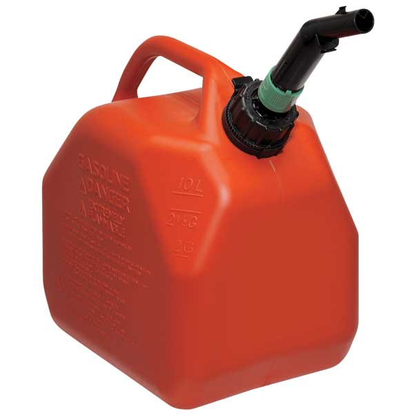 Scepter Gasoline Tank - Plastic - Red - 10-Litres