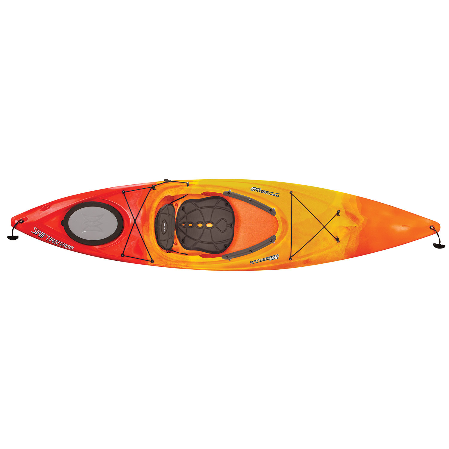 PERCEPTION Swiftwater 10.5 Sit-Inside Kayak, RedYellow | West Marine