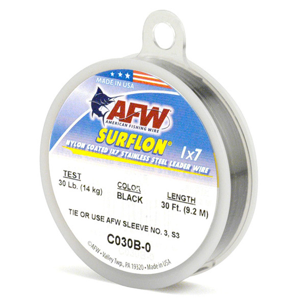 American Fishing Wire Surflon Camo Brown Leader Wire 14Kg/30Lb, Shop  Today. Get it Tomorrow!