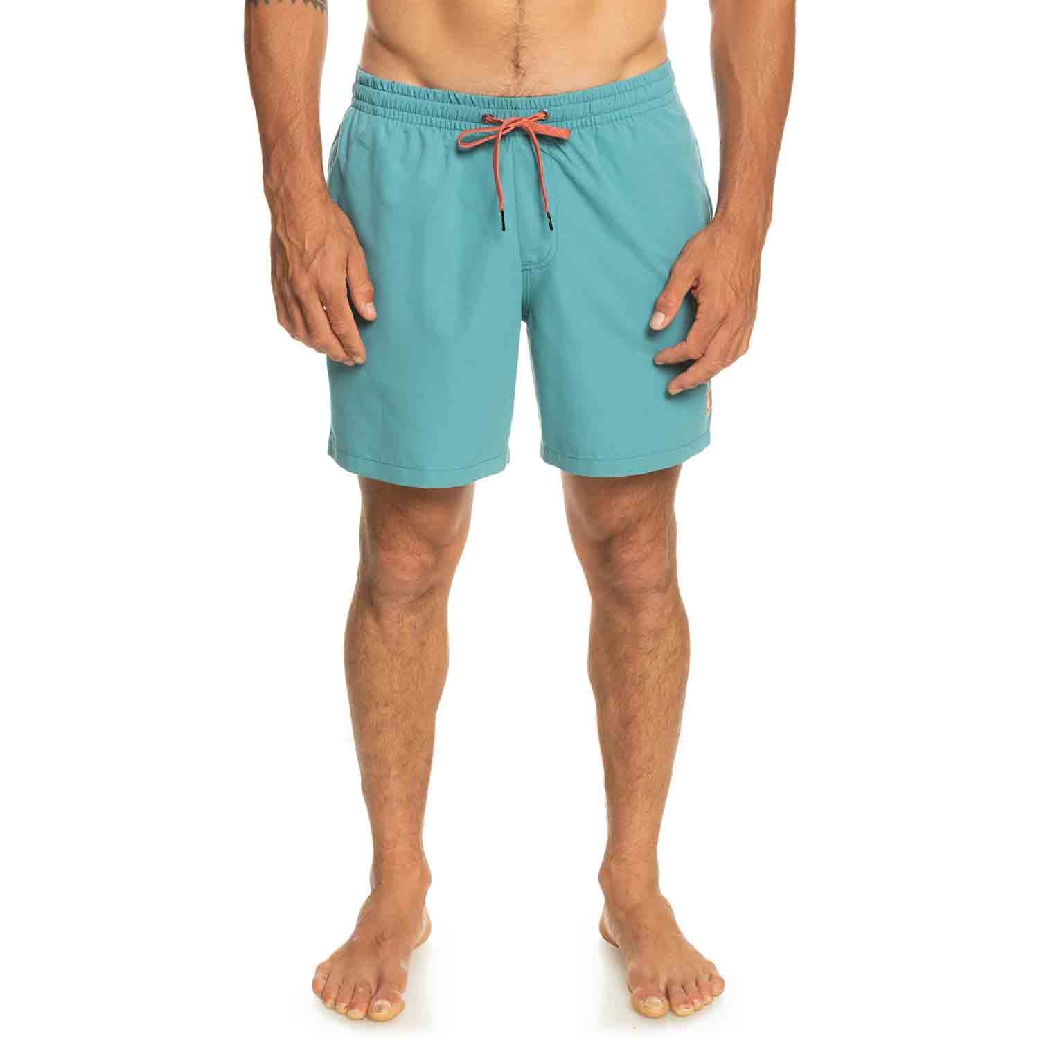 All In Motion Men's Throwing Shade Seaside Volley Shorts, Blue Size Large