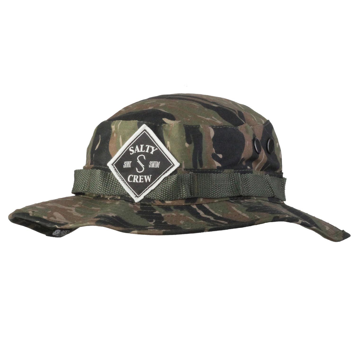 Salty Crew Tippet Cover Up Straw Hat - Camo