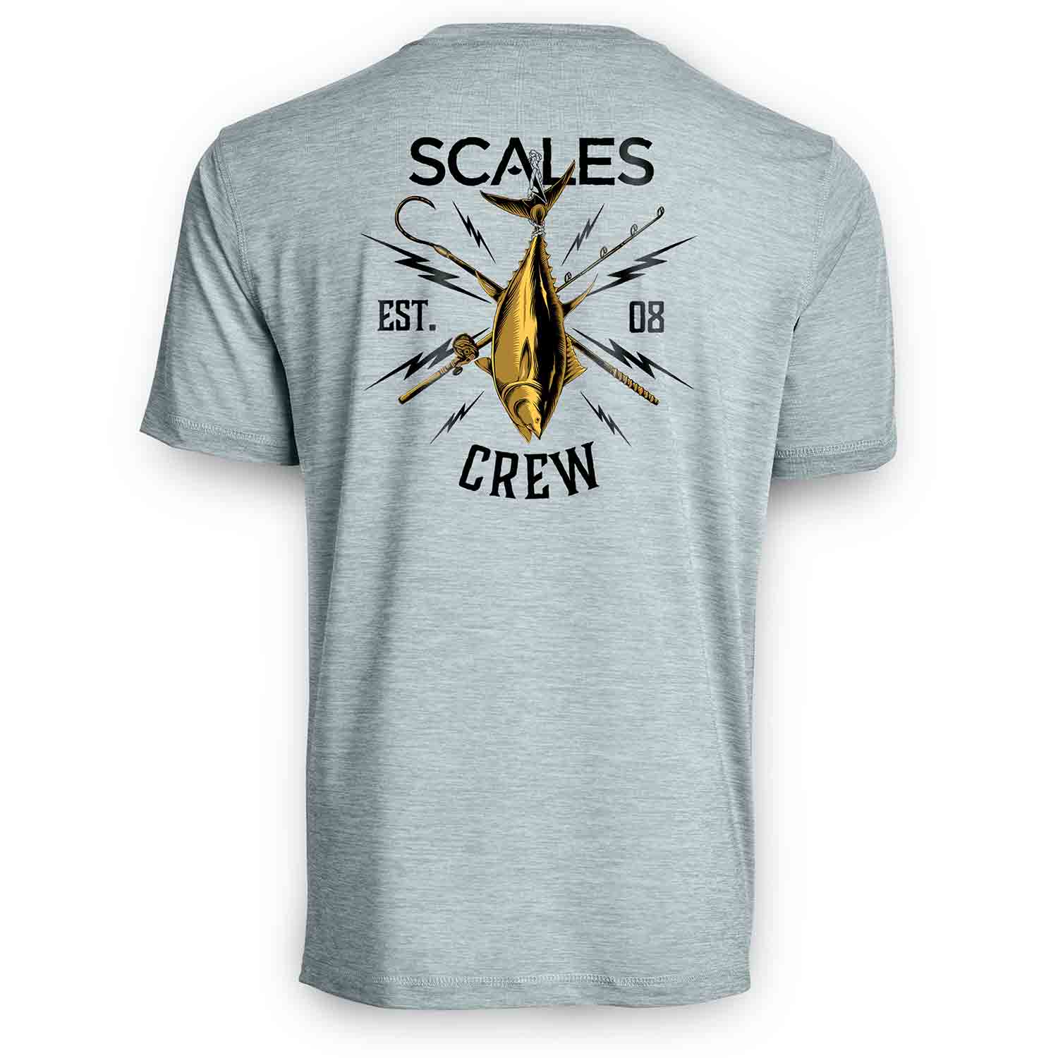 SCALES Men's Blue Gold Tech Shirt