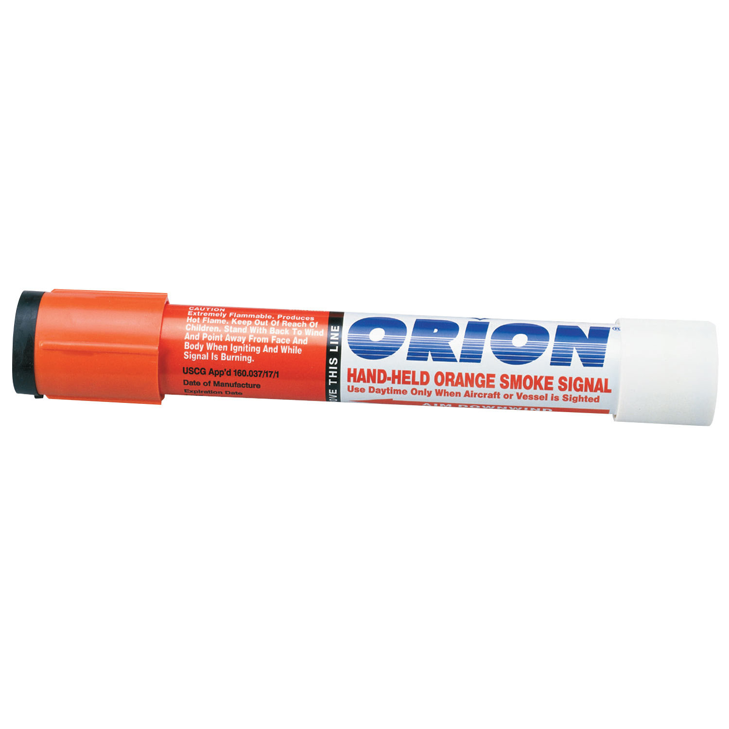 ORION Handheld Orange Smoke Flare, Single Flare