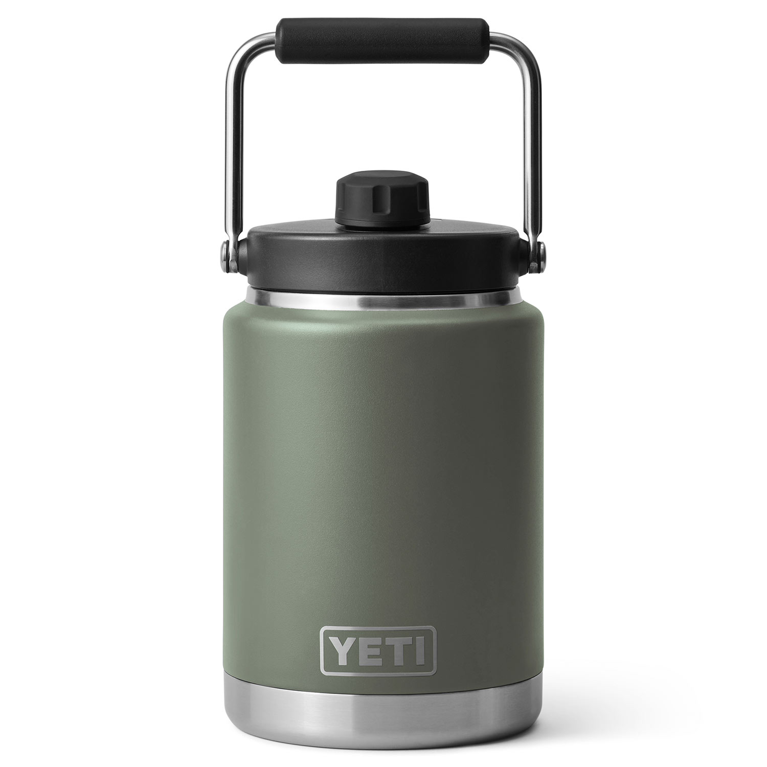 YETI Rambler Half Gallon Jug, Vacuum Insulated, Stainless Steel with  MagCap, Camp Green