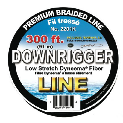 Scotty 250lb Premium Braided Downrigger Line Kit 2201K