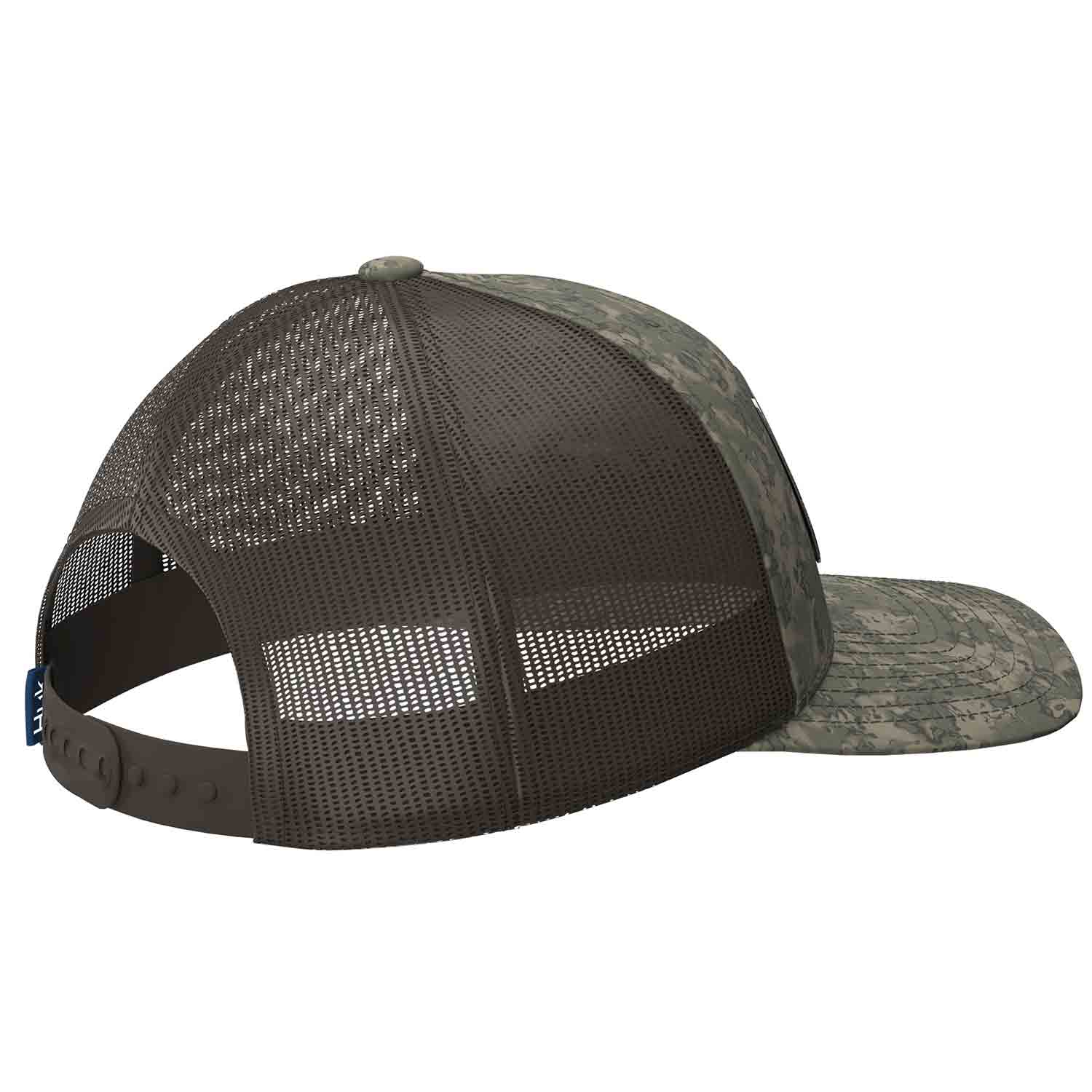 Huk Camo Trucker Stretch Hat - Southern Tier - Night Vision - L/XL -  TackleDirect