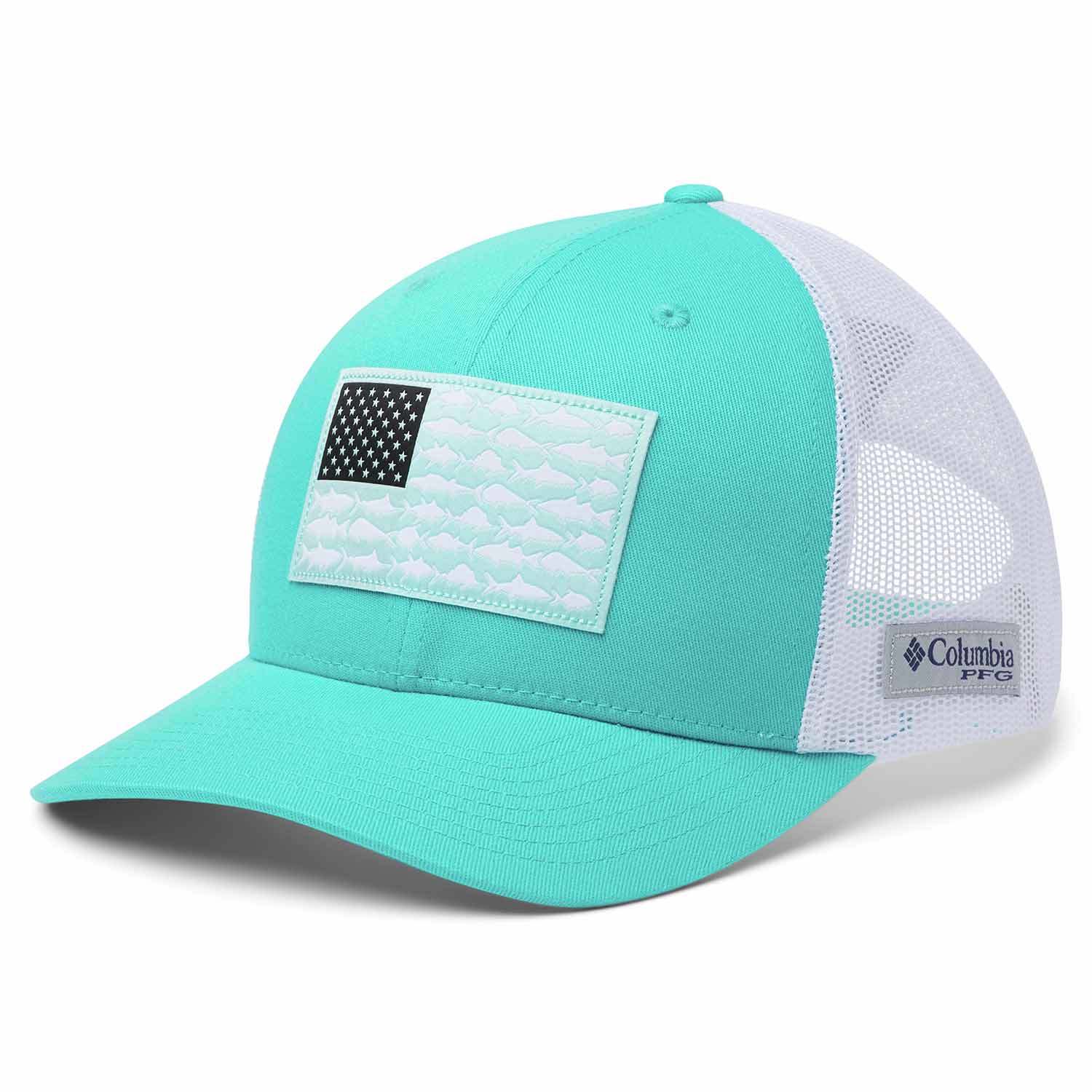 Columbia Blue & White Snapback - Tunabelly Offshore