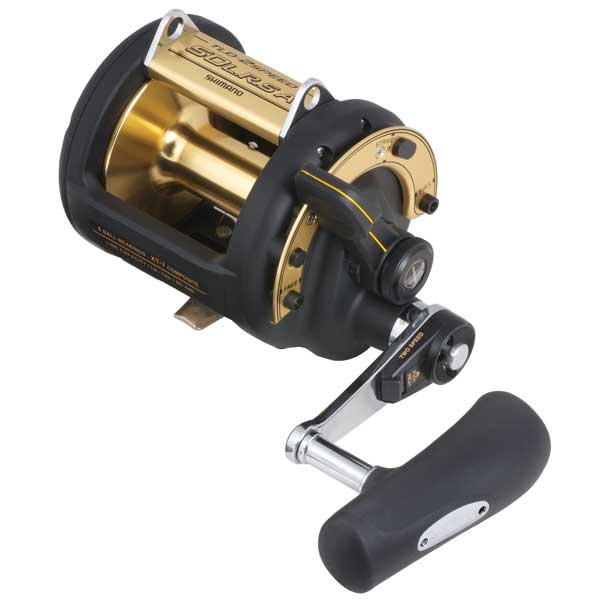 SHIMANO TLD15 CONVENTIONAL LEVER DRAG FISHING REEL SPOOLED WITH