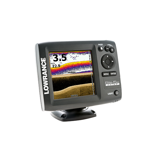 LOWRANCE Elite-5x CHIRP Fishfinder with 50/200 + 455/800kHz Transducer