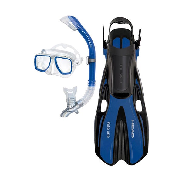 Tarpon 2/ Barracuda Dry/ Volo One Adult Snorkel Set, Small/Medium ...